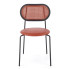 Czerwone minimalistyczne krzesło Omix