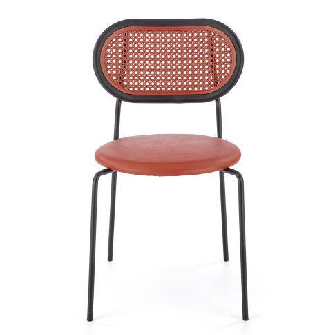 Czerwone minimalistyczne krzesło Omix