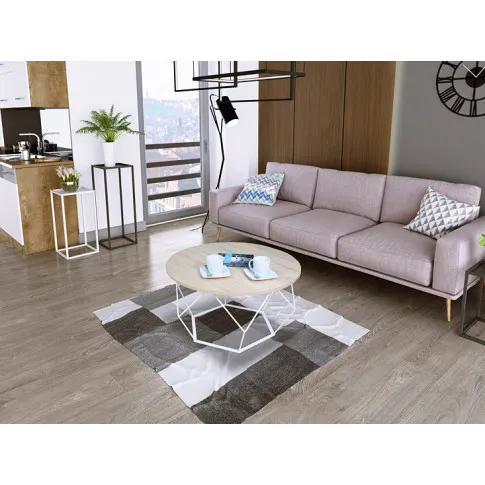 Wizualizacja stolika kawowego Borix 4X dąb sonoma