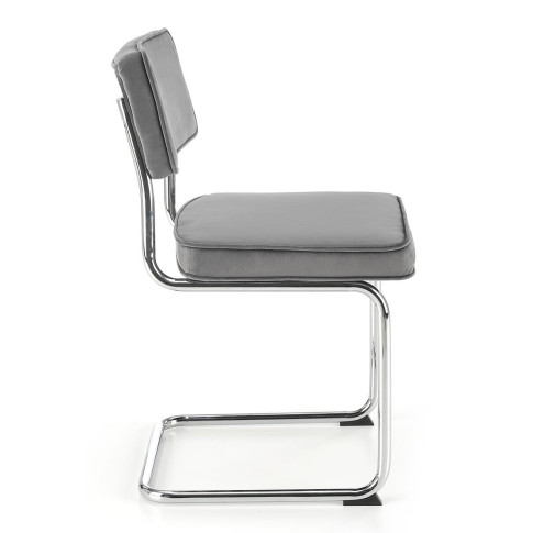 Szare minimalistyczne krzesło Laveno