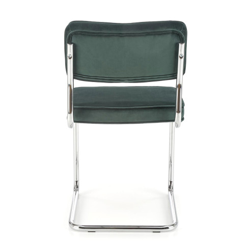 Zielone krzesło tapicerowane Laveno