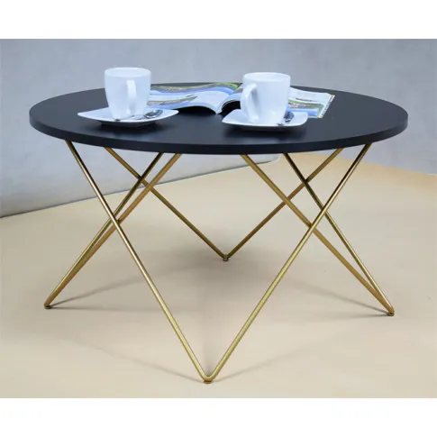 Wizualizacja stolika kawowego Murilo 3X czarny blat