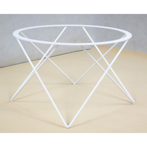 Biały stelaż stolika kawowego Murilo 5X
