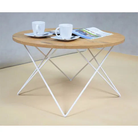 Wizualizacja stolika kawowego Murilo 5X blat dąb lancelot