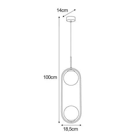 Wymiary lampy A199-Anoba