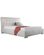 Tapicerowane łóżko do sypialni z pojemnikiem Tibis 2X 160x200 - 44 kolory w sklepie Edinos.pl