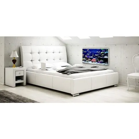 Szczegółowe zdjęcie nr 4 produktu Łóżko z pojemnikiem na pościel Milten 2X 140x200 - 44 kolory