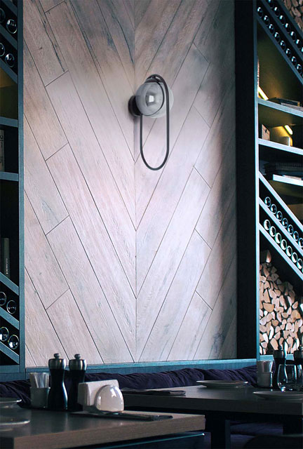 Industrialny kinkiet metalowy ze szklanym kloszem A203-Karox