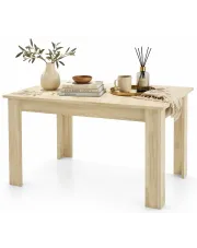 Prostokątny stół do jadalni skandynawskiej dąb sonoma - Silio 4X w sklepie Edinos.pl