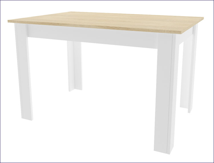 Skandynawski prostokątny stół Wezen 4X
