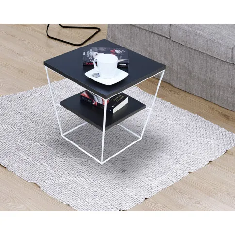 Wizualizacja stolika kawowego Arakin 5X czarny biały