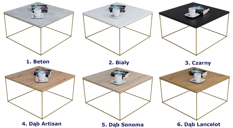 Stolik kawowy Otax 3X kolory