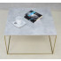 Wizualizacja stolika kawowego Welos 3X beton złoty