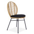 Rustykalne nowoczesne krzesło rattanowe Ilox