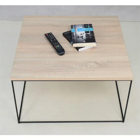 Wizualizacja stolika kawowego Welos 4X dąb sonoma czarny