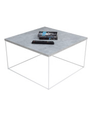 Kwadratowy stolik kawowy beton - Welos 5X w sklepie Edinos.pl