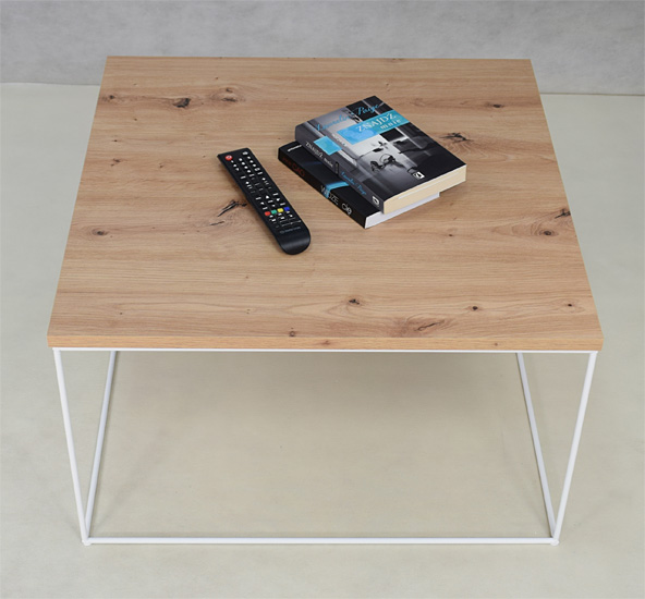 Wizualizacja stolika kawowego Otax 5X dąb artisan+biały