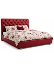 Pikowane łóżko dwuosobowe Florentino 3X 140x200 - 44 kolory w sklepie Edinos.pl