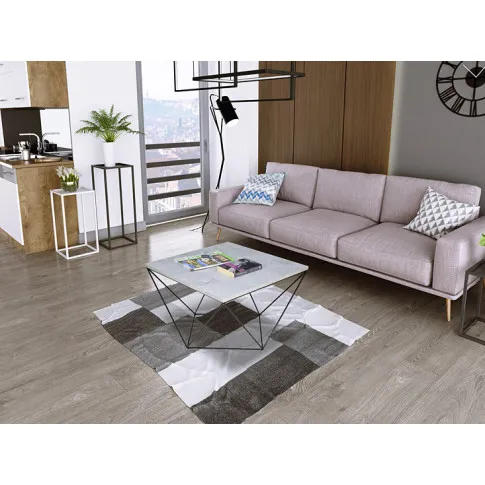 Wizualizacja stolika kawowego Galapi 4X beton czarny