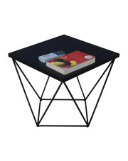Czarny minimalistyczny stolik kawowy - Galapi 5X w sklepie Edinos.pl