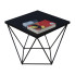 Czarny minimalistyczny stolik kawowy - Galapi 5X