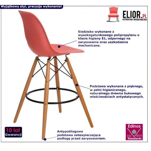 Fotografia Hoker Bamli - pomarańczowy z kategorii Hokery