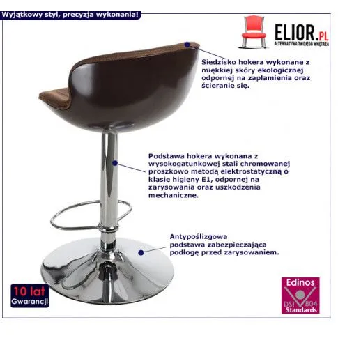 Fotografia Hoker Erega - brązowy z kategorii Hokery