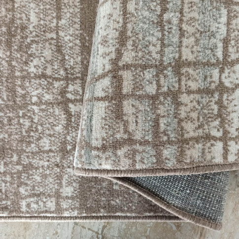 Brązowy dywan nowoczesny Fivo7X