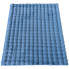 Niebieski nowoczesny puszysty dywan 3D - Gliko