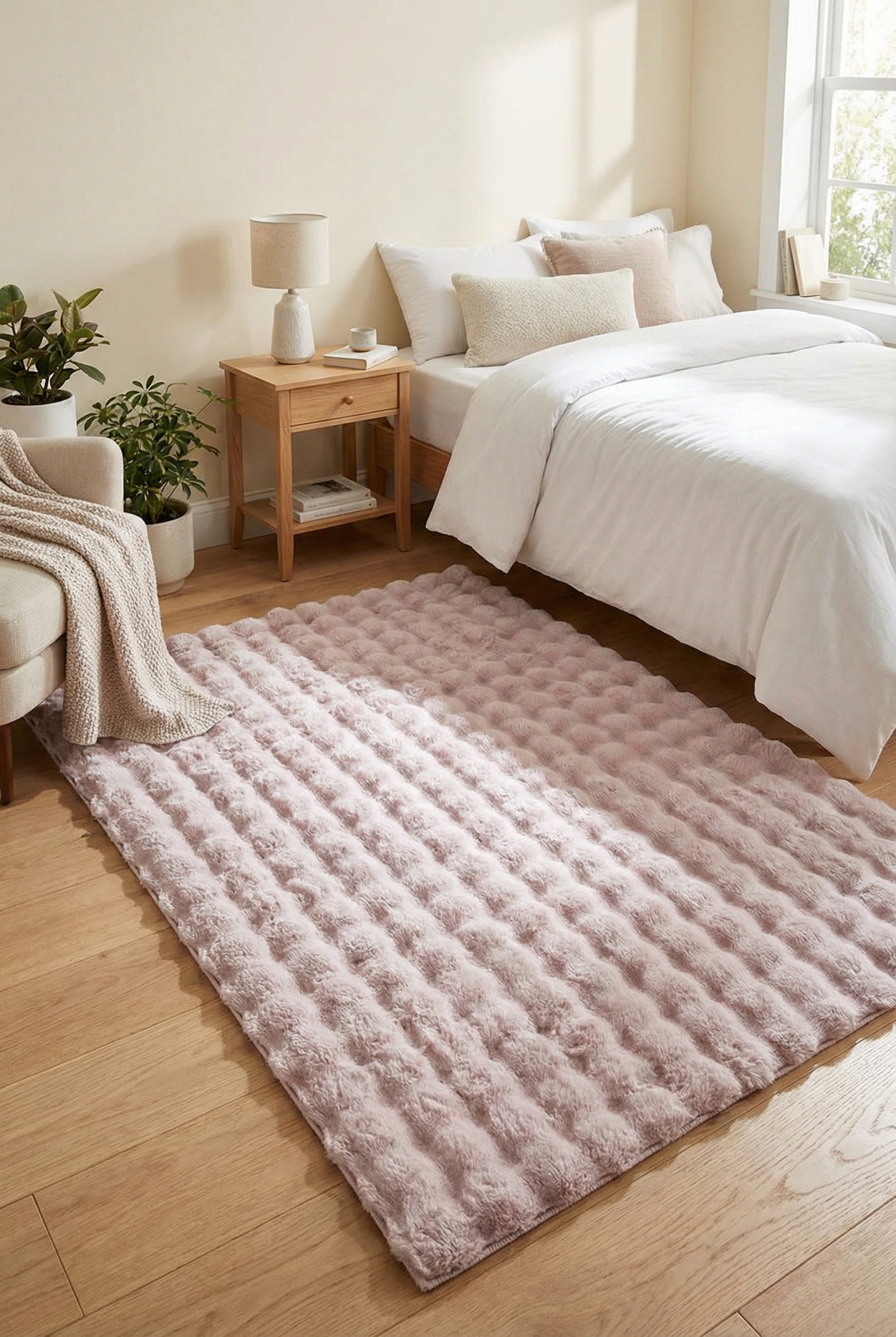 Aranżacja pokoju z dywanem 3D z długim miękkim włosiem - Haros