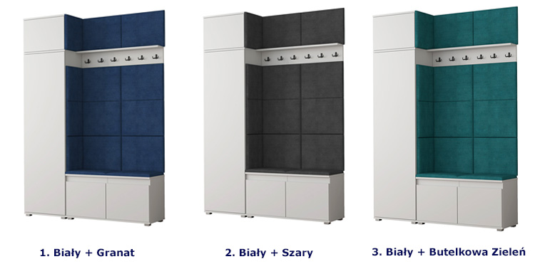 Garderoba Linez 5X kolory