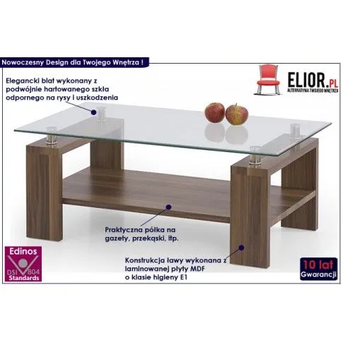 Fotografia Ława szklana Skarmer z kategorii Stoliki kawowe