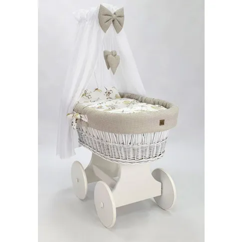 beżowy kosz mojżesza z baldachimem wizualizacja loveso 5x