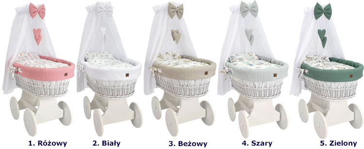 Kolory łóżka dziecięcego Notiso 5X