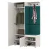 Wnętrze szafy Furol 5X biały zielony