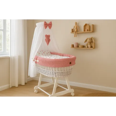 Wizualizacja łóżeczka z baldachimem Notiso 6X