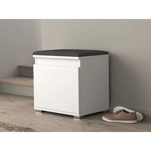 Wizualizacja szafki na buty Ekori 5X biały szary