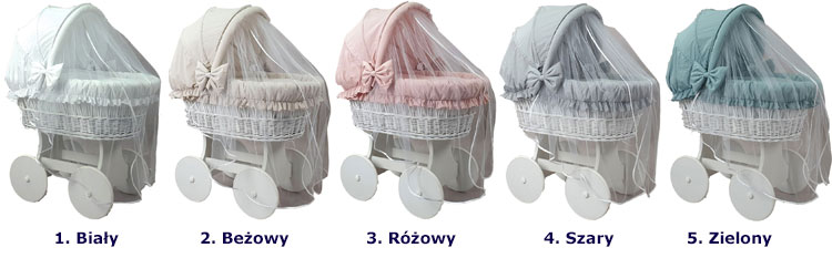 Kolory łóżeczka dla niemowlaka komplet Notiso 7X