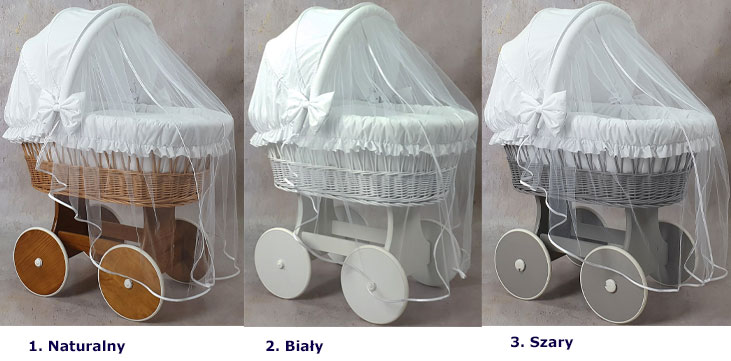 Kolory stelaża kołach dla kosza Mojżesza Notiso 7X