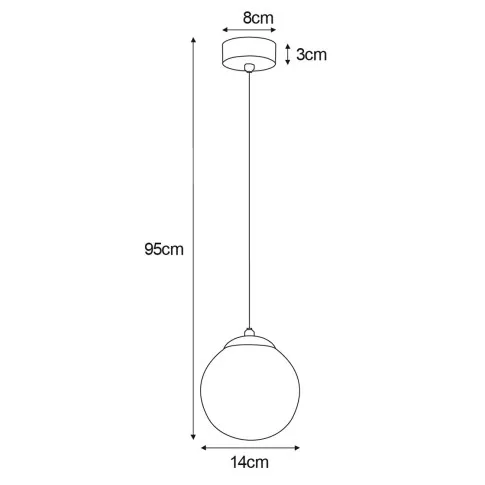 Wymiary lampy A216-Ekta