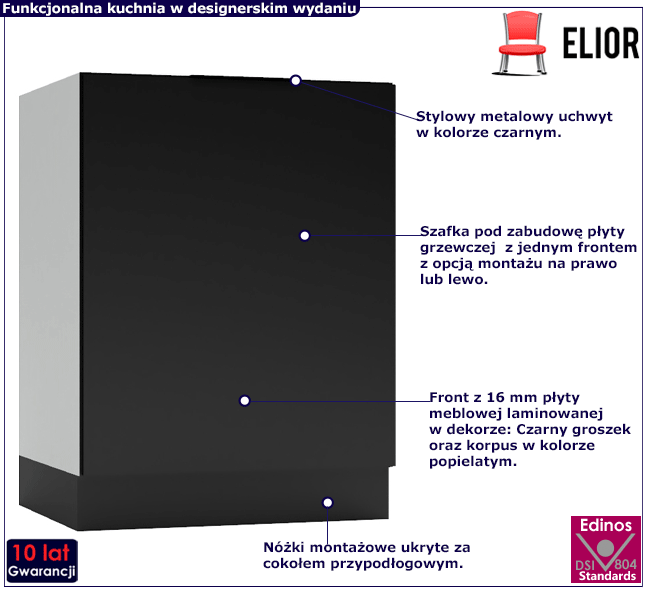 Szafka kuchenna na płyte grzewczą Farvi 10X