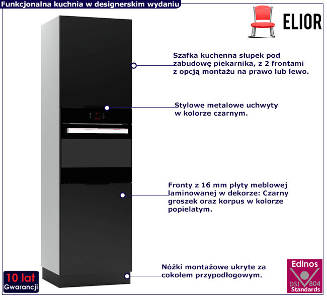 Szafka kuchenna słupek na piekarnik Farvi 14X