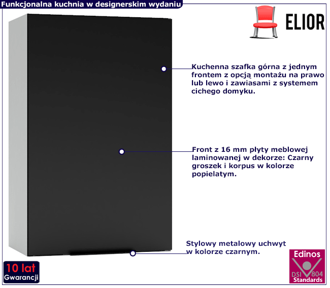 Górna szafka kuchenna 45 cm Farvi 29X
