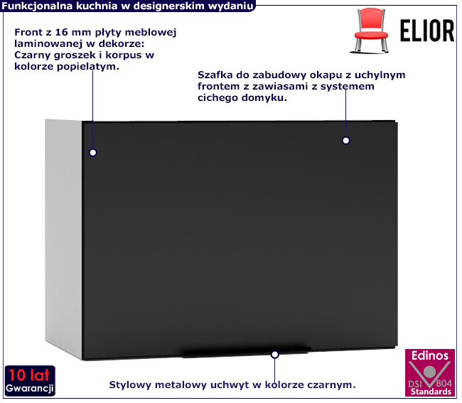 Szafka do zabudowy okapu 50 cm Farvi 31X