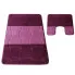 Fioletowe miękkie dywaniki łazienkowe - Depi