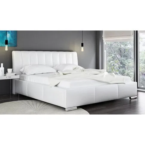 Zdjęcie dwuosobowe łóżko tapicerowane w 44 kolorach Fato 3X 180x200 | Edinos.pl