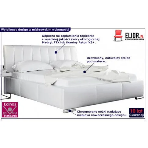 Fotografia Łóżko tapicerowane Fato 3X 180x200 - 44 kolory z kategorii Łóżka tapicerowane