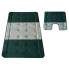 Zielone dywaniki łazienkowe nowoczesne Gabo