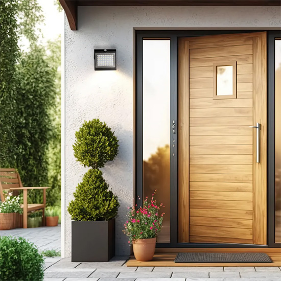 Wizualizacja kinkieta solarnego N026-Azok 3,2W