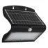 Nowoczesny czarny kinkiet solarny z czujką ruchu - N26-Azok 6.8W